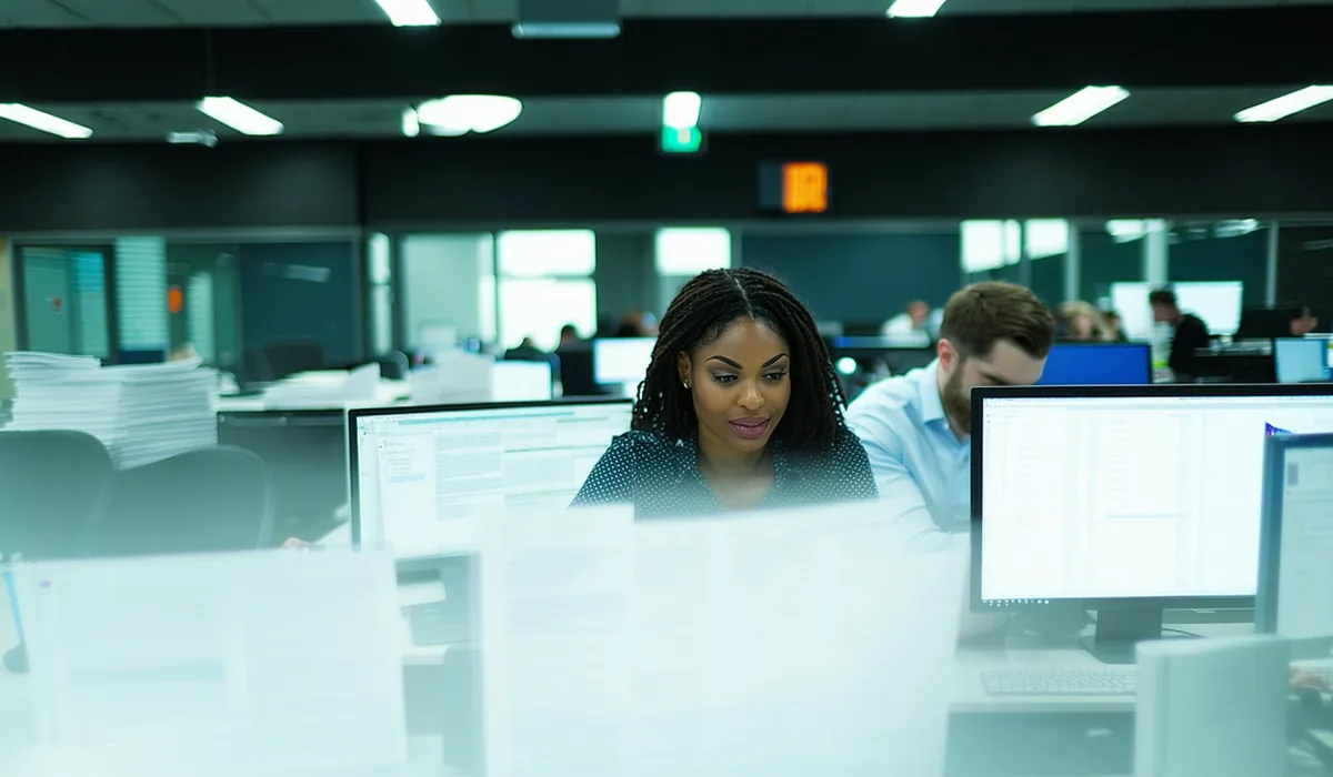 Enterprise back-office operations environment with document workflows